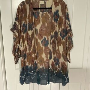 SAACHI Earthy Tones Patterned Tunic